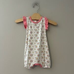 $14 ADD ON Bestaroo bamboo romper 3-6M Little Sleepies Kyte Baby Posh Peanut